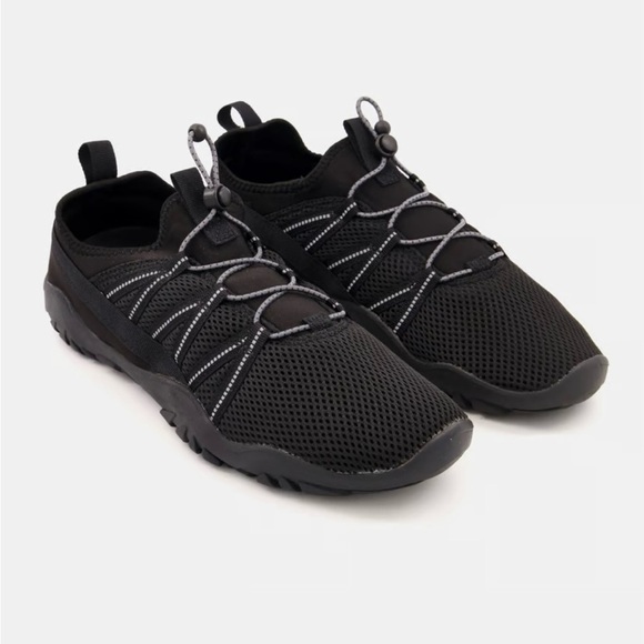 All in Motion Men Drawstring Outdoor Shoes, Black​ - Picture 1 of 7